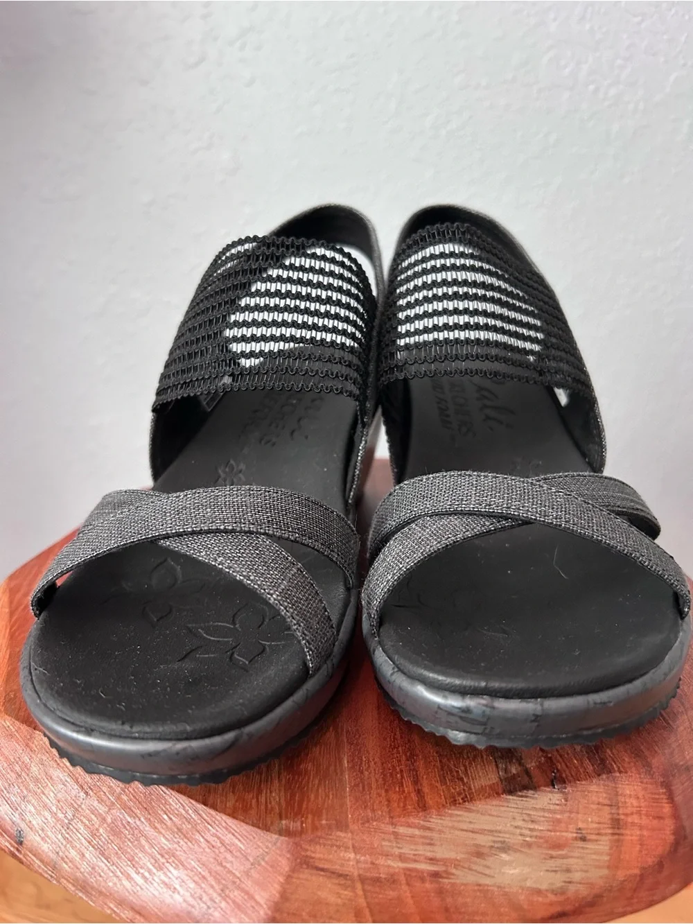 Skechers Cali Beverlee Smitten Kitten SN 31723 Wedge Sandals Size 6